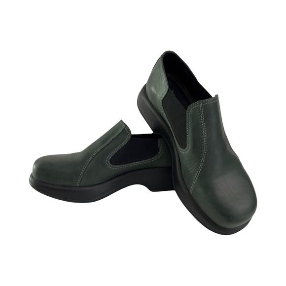 Dansko Jocelyn Slip-On Leather Shoes Teal VegTan Leather Size 41 US 10.5-11 - Picture 10 of 15